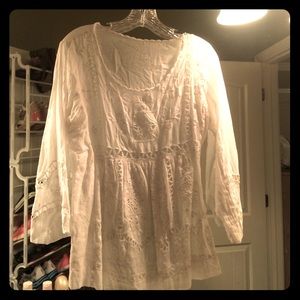 Free People elegant white blouse